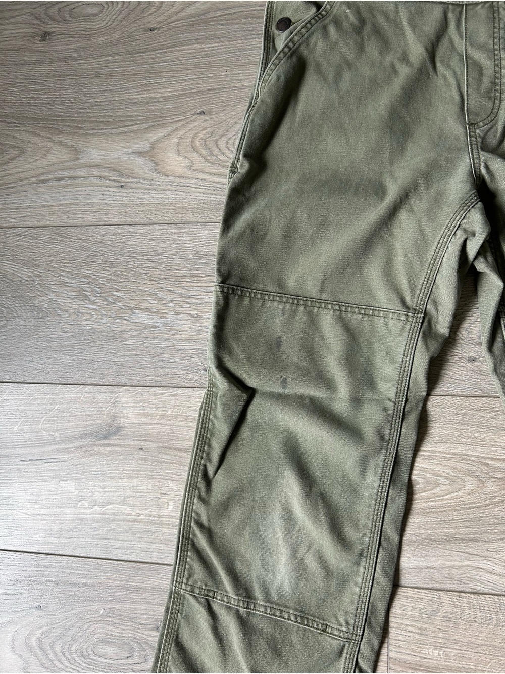 Patagonia Olive Green Overalls Gorpcore Utility work Size Medium - Picture 3 of 13